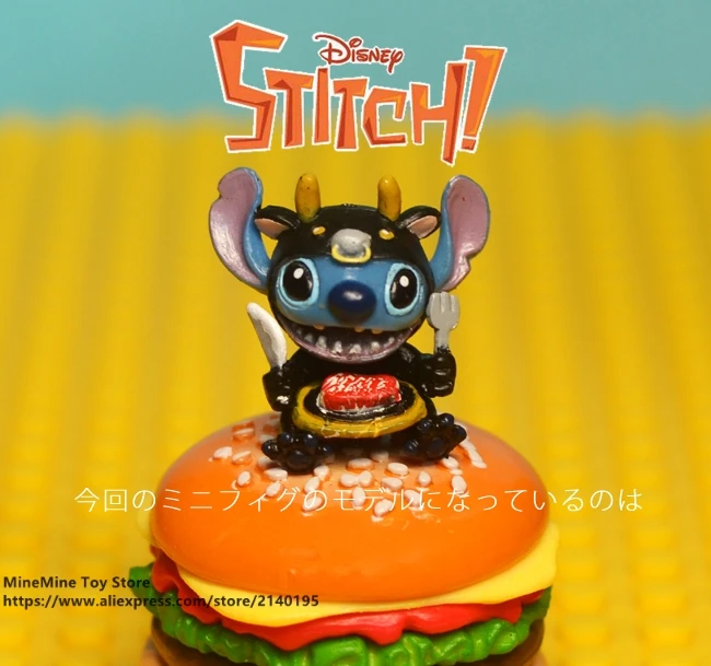 DISNEY Lilo & Stitch 2 стиль см фигурка осанки коллекция украшений аниме игрушка модель