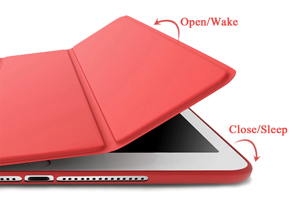Rovtop Чехол для iPad 9,7 Air 2 Air 1 Pro 10,5 чехол силиконовый мягкий кожаный смарт-чехол для поколения Funda