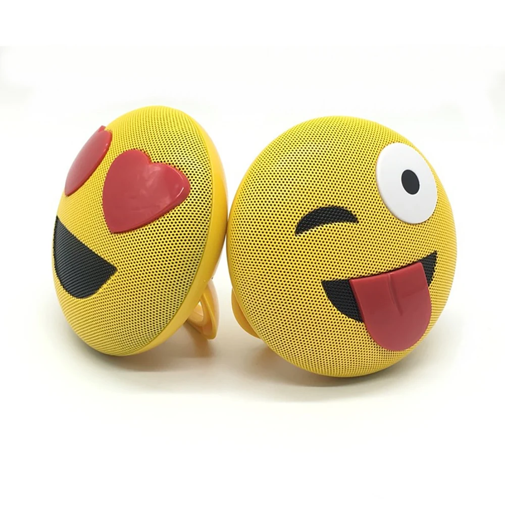 OL12 мини Портативный Emoji смайлик Bluetooth Динамик с подставкой стерео Спорт Hands Free