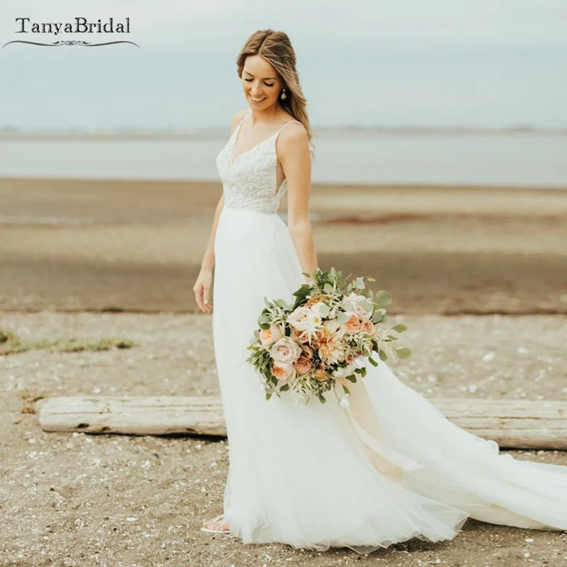 Винтажные богемные тюлевые свадебные платья юбки для невесты лучший выбор