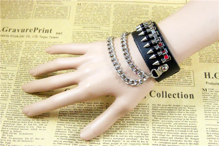 Новинка 2019 года кожа пуля веревка висит браслет для мужчин ремешок Панк