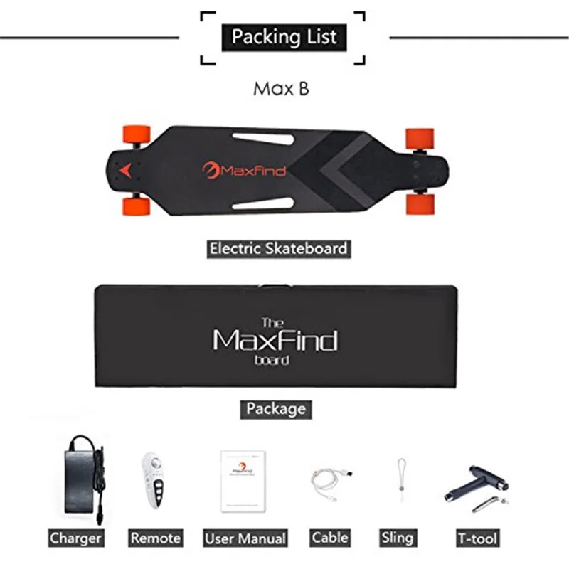 Maxfind Электрический скейтборд самый портативный в мире 600 Вт певица моторы