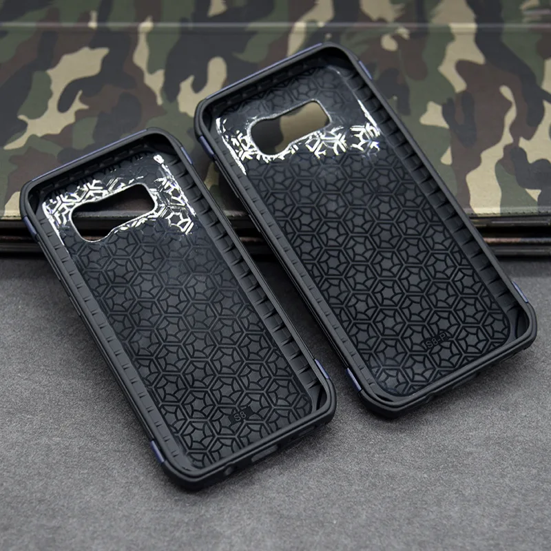 For Samsung S8 PLUS S7 EDGE Army Camo Camouflage Pattern PC+TPU 2 in1 Anti-knock Protective Back Cover for Galaxy S6 |