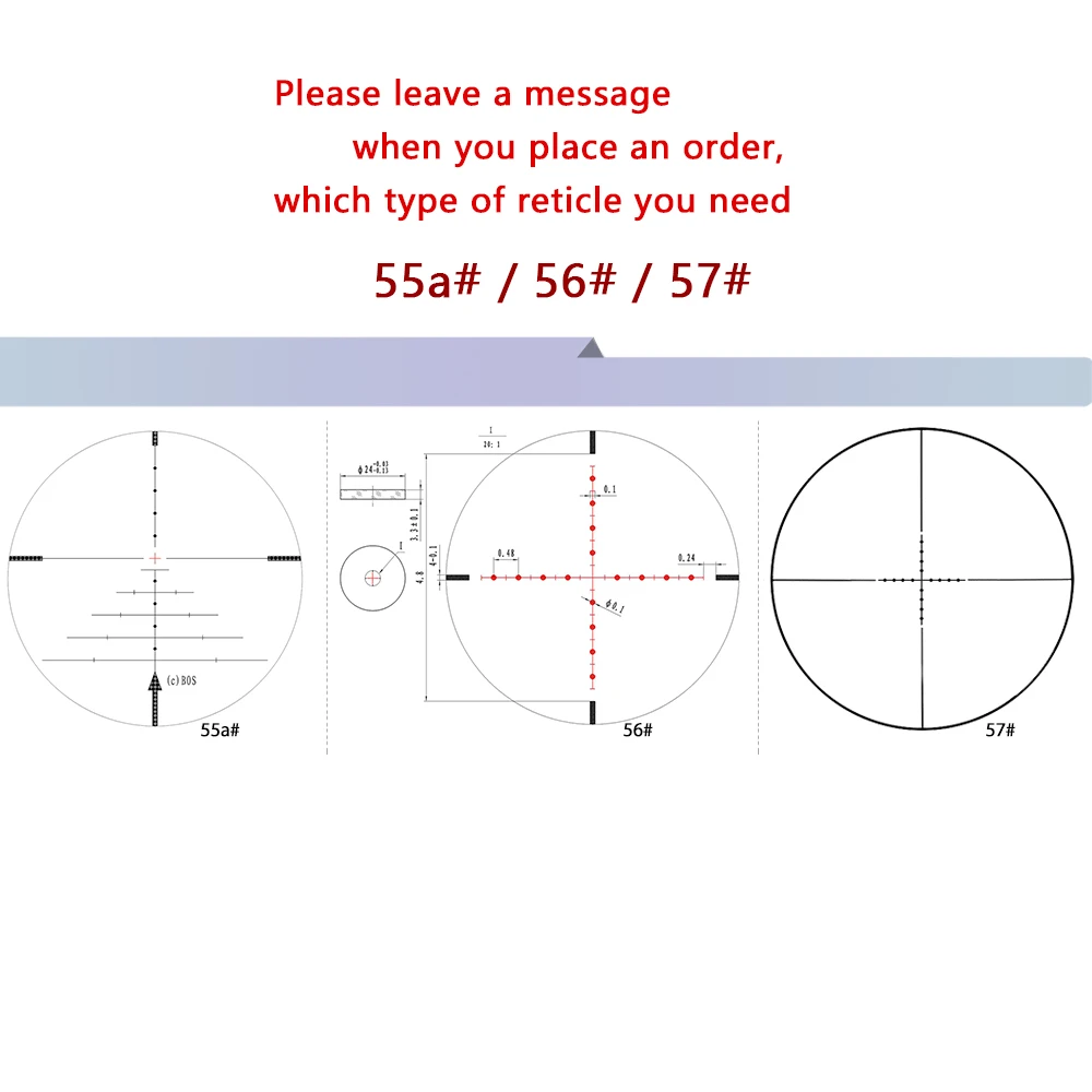 Select reticle Стрельба Охота 4-50x75 дальность 35 мм трубка прицел военный оптический телескоп прицелы Снайпер mil точка Сетка прицел - Цвет: Select reticle