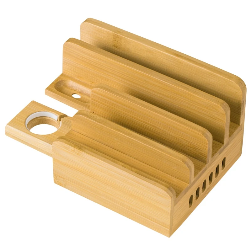 Универсальный держатель для мобильного телефона планшета Бамбуковая зарядная