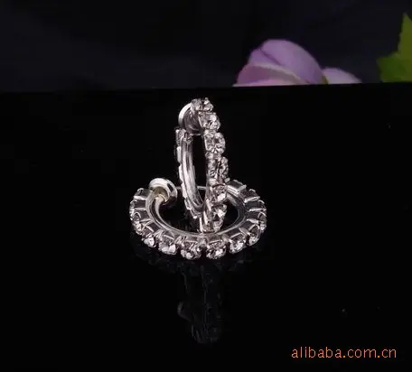 Клипсы для ушей без проколов циркония клипсы для ушей серьги