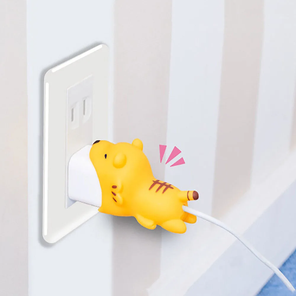 1 шт. большой кабель укуса милый животное протектор Kawaii Usb Кабельный органайзер
