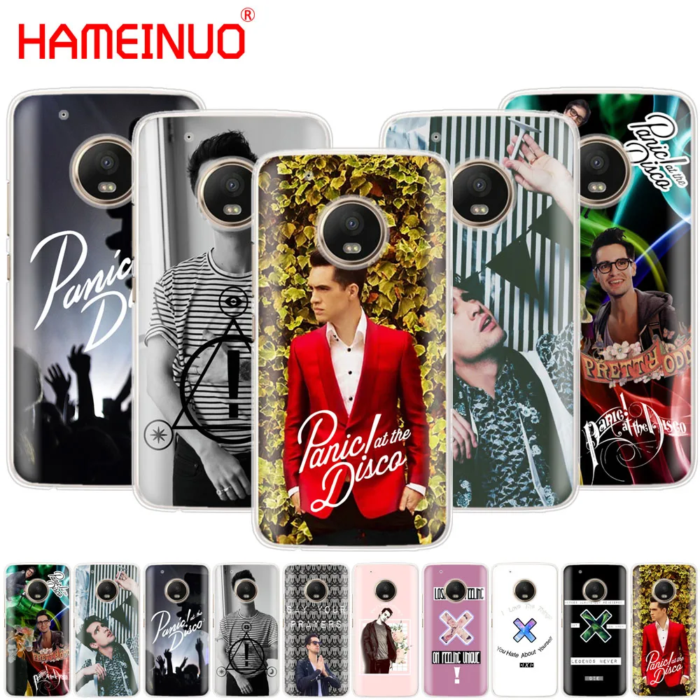 HAMEINUO brendon урие Panic At The Disco чехол для телефона Motorola Moto X4 E4 C G6 G5 G5S G4 Z2 Z3 PLAY PLUS|Бамперы| |