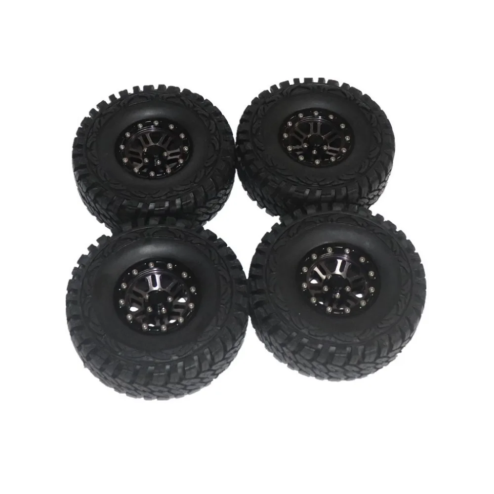 4 шт. RC Рок Гусеничный металлический обод колеса 1 9 дюйма BEADLOCK для 1/10 Axial SCX10 90046 TAMIYA