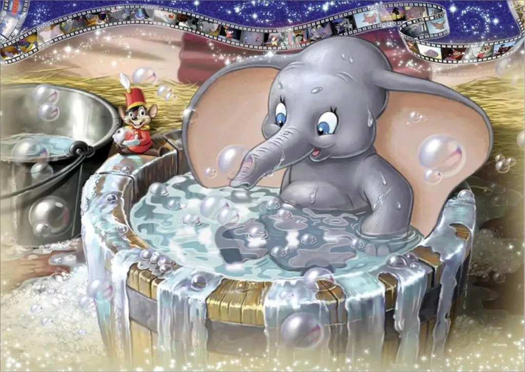 Вышивка бриллиантами для рукоделия, DIY 5D Роспись бриллиантами, Слон в ванной, Крестиком, Мозаика, Ринестоны, Декор дома.