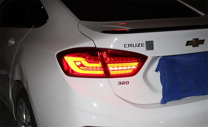 Динамический сигнал поворота задние фонари для Chevrolet Cruze led задний блок освещения DRL+ сигнал поворота+ тормоз+ задние фонари