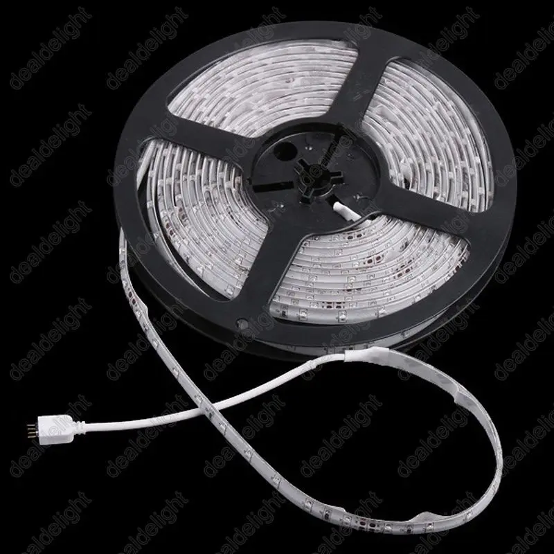 DC12V 5 м/лот 3528 SMD 300 светодиодов эпоксидная смола IP65 водонепроницаемая RGB гибкая