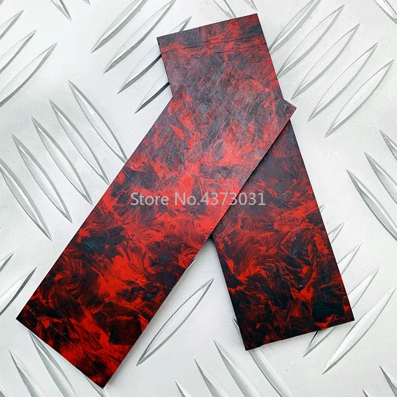 2 шт. мраморный материал из углеродного волокна с смолой для рукоятки ножа|Ножи| |