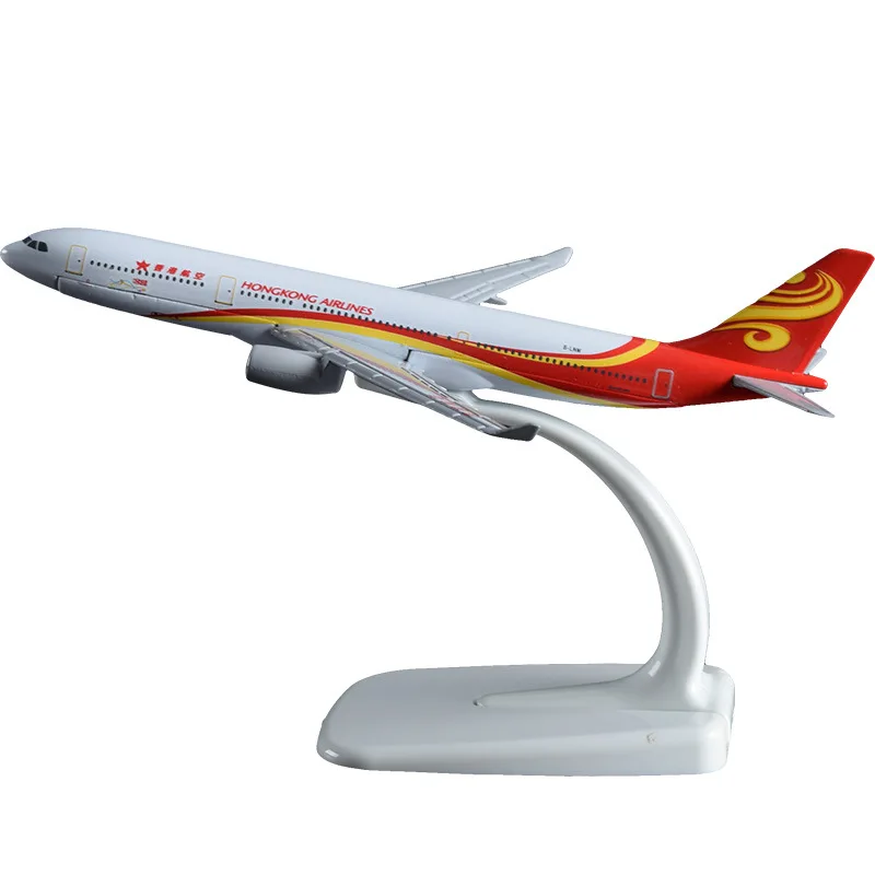 Модель самолета A330 авиакомпании HongKong Airlines 16 см|Вертолеты самолеты корабли