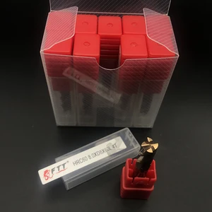 10 шт. 8 мм 4 канавки HRC60 8x8x60L HRC60 вольфрамовые карбидные плоские концевые фрезы 60 мм фрезы для ЧПУ