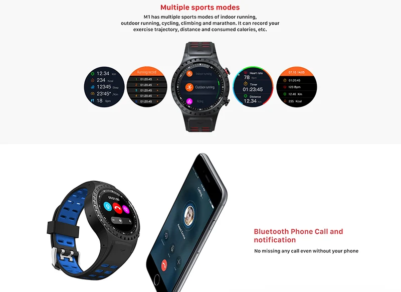 Умные часы для бега с северным краем, gps, Bluetooth, компас, цифровые часы, IP67, водонепроницаемые, несколько видов спорта, высота пульса