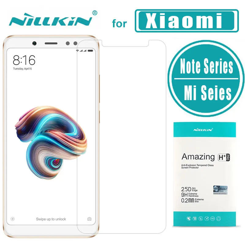 Закаленное стекло Nillkin для Xiaomi Redmi Note 8T 8 7 pro Защита экрана Mi CC9 A3 Mi9 Lite SE Mi8 Mi6