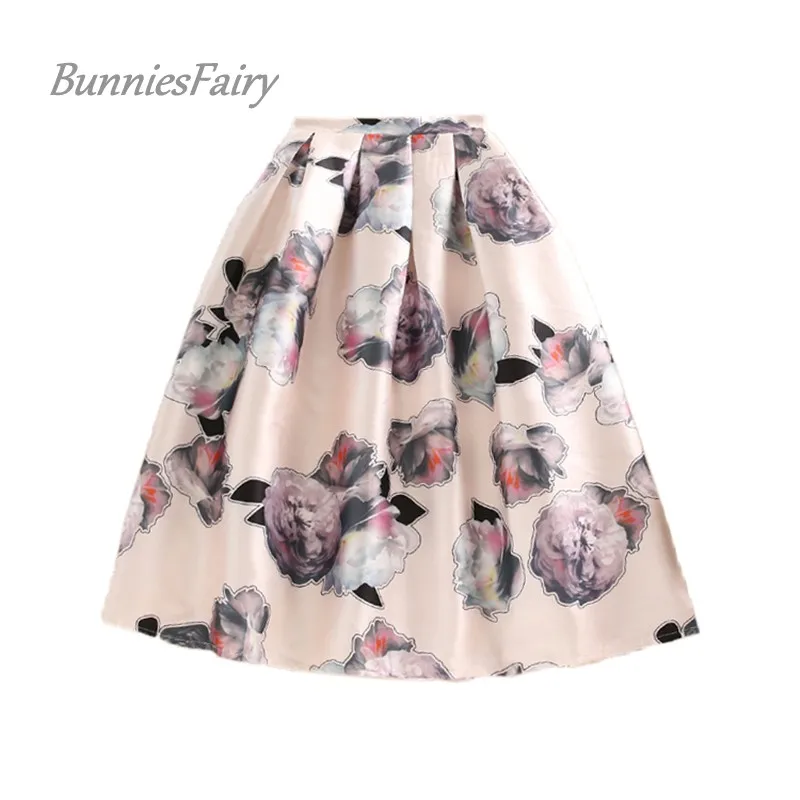 BunniesFairy 2021 Новые Элегантные Для женщин Винтаж цветы в стиле Ретро Цветочный принт