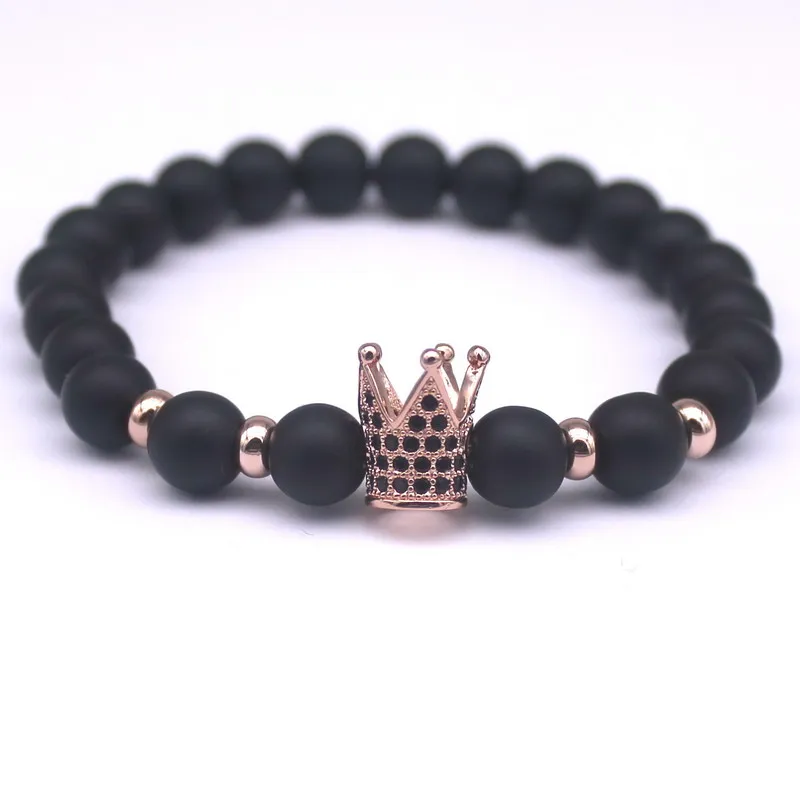 2017 модные черные очаровательные женские браслеты из натурального камня баничи с