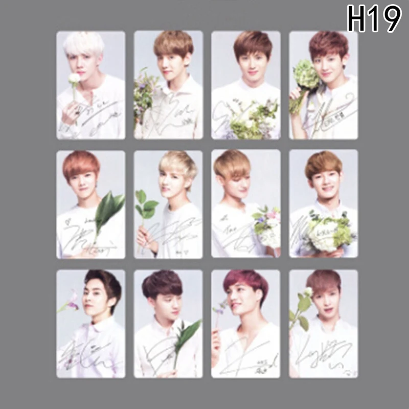 Youpop KPOP EXO K M точное Лото завод 3 EX'ACT альбом самодельные бумажные карты K-POP Подпись LOMO фото карта Фотокарта