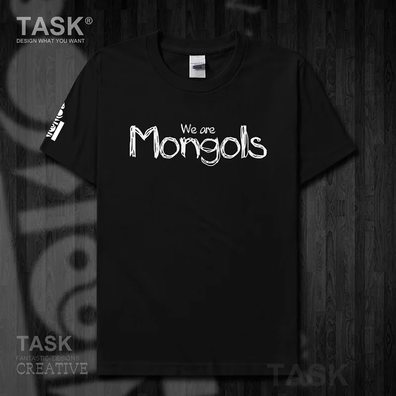 Mongolia MNG Mongol монгольский элемент мужская футболка Топ Футболка с коротким рукавом