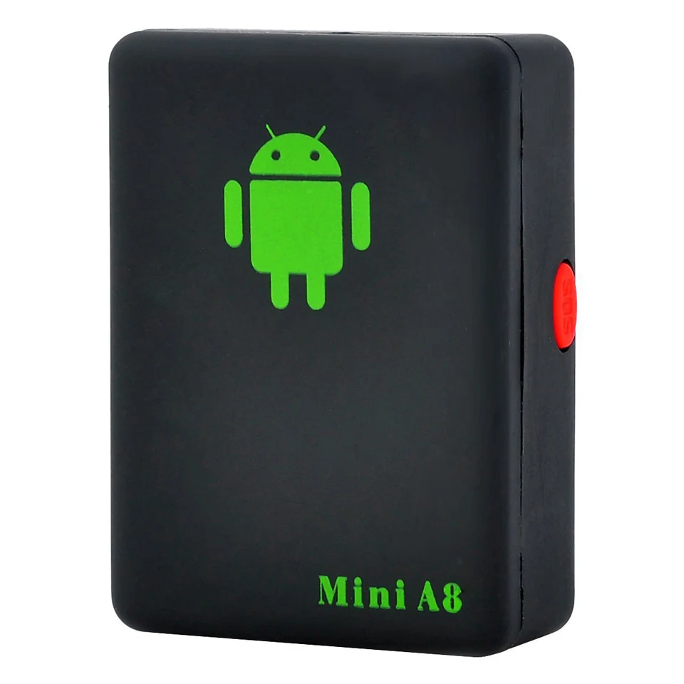 Мини трекер Kebidumei A8 LBS GSM Глобальный времени GSM/LBS/GPRS с кнопкой SOS для автомобилей