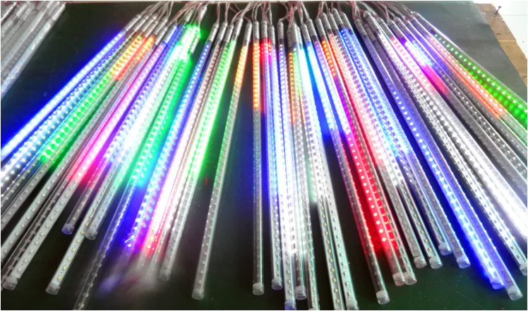 80 см в длину 5050 SMD 72 СВЕТОДИОДА/трубка Светодиодная трубка метеорита RGB цвета
