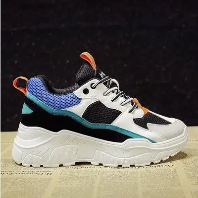 Новинка; женская обувь; кроссовки на платформе; tenis feminino; женская обувь; zapatillas mujer; повседневная женская обувь; коллекция года; Sapatos; Размеры 35-40 - Цвет: Blue