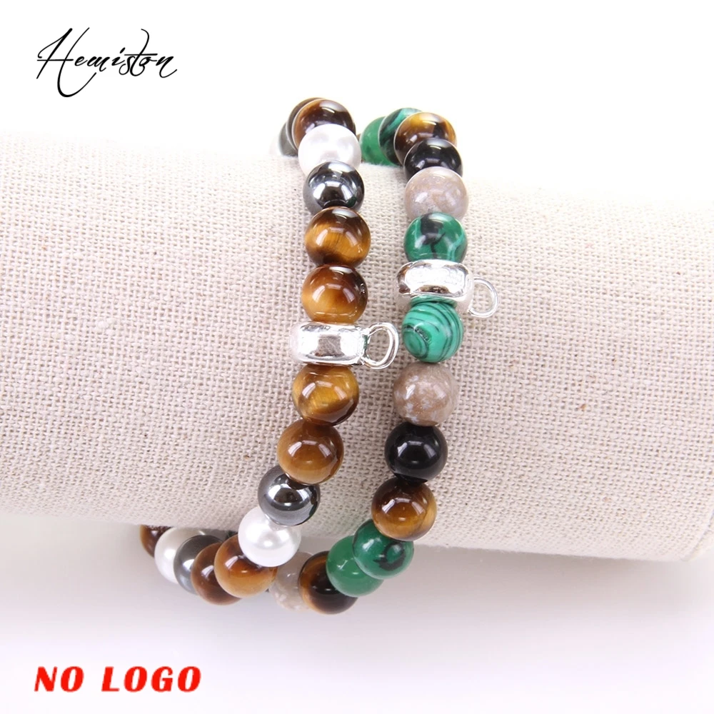 Томас смешивания с тигровый глаз жемчужные бусы Для женщин звено цепи цепного