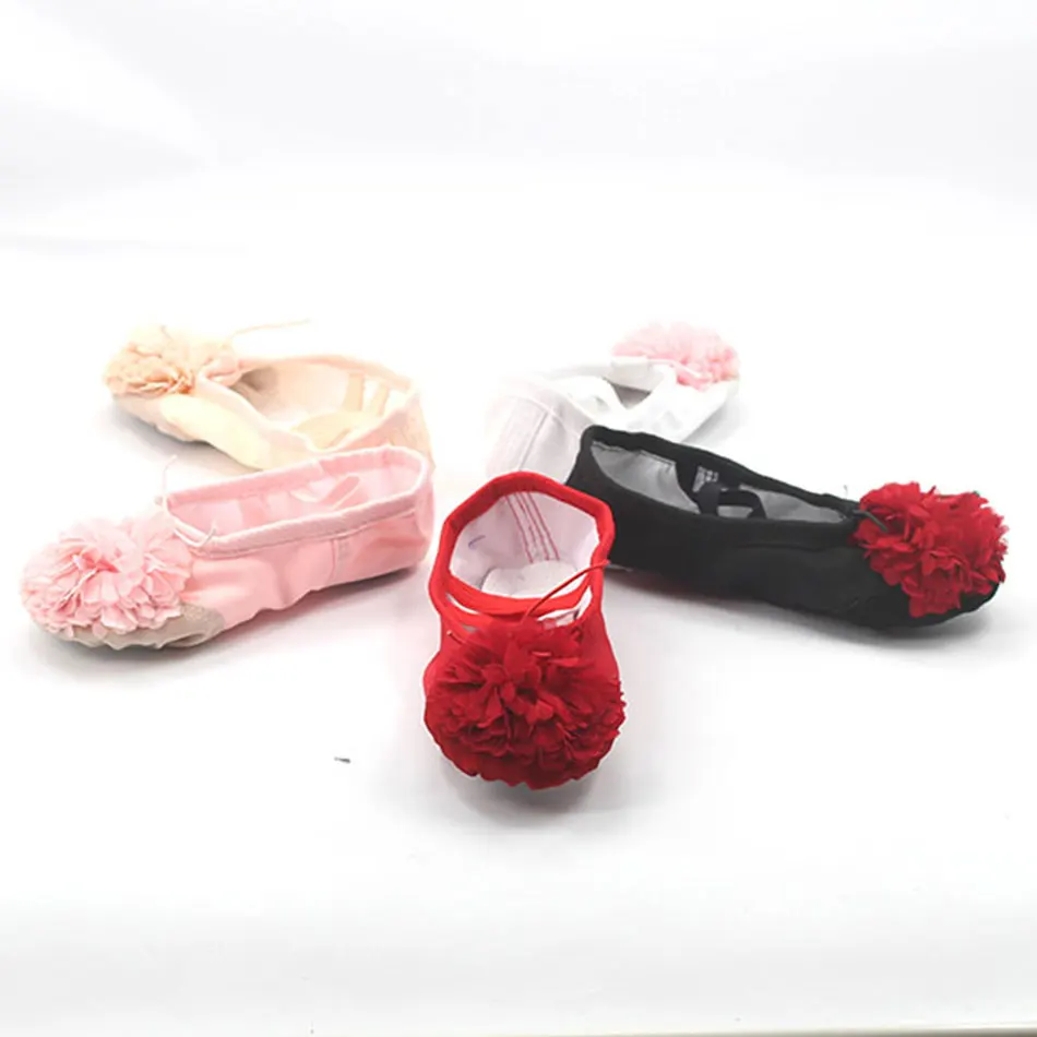 Детская балетная обувь MSMAX B105 на плоской подошве для занятий йогой танца живота