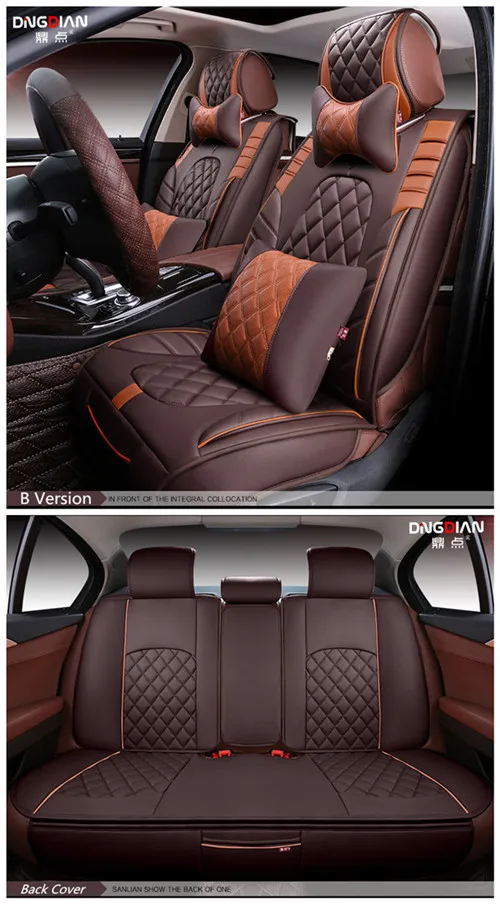 3D Стильный чехол для автокресла для Toyota Camry Corolla RAV4 Civic Highlander Land cruiser 200 Prado 150 120 Prius verso - Название цвета: Version B