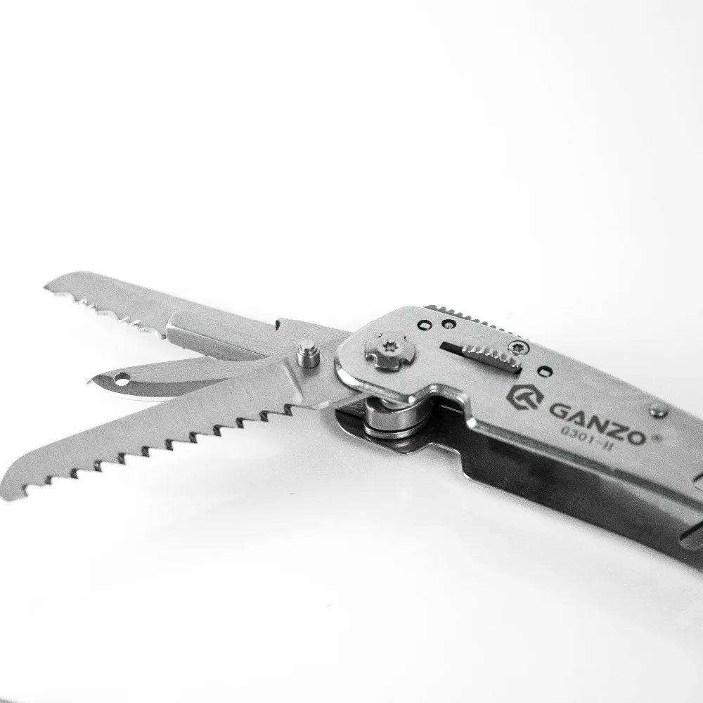 Ganzo G301H Portable Outdoor Survival Knife EDC Pocket Tool Folding plier Camping Multi functional Tools bag Lock Pliers
