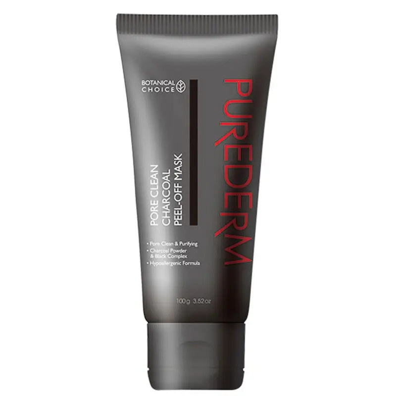 Маска для очищения пор от угрей PUREDERM 100 г Бамбуковая угольная маска лица