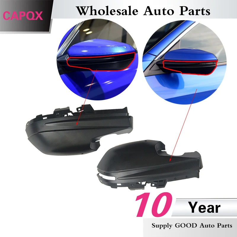 Крышка для зеркала заднего вида CAPQX с правой и левой стороны 2015 2016 Honda CIVIC CIIMO OEM