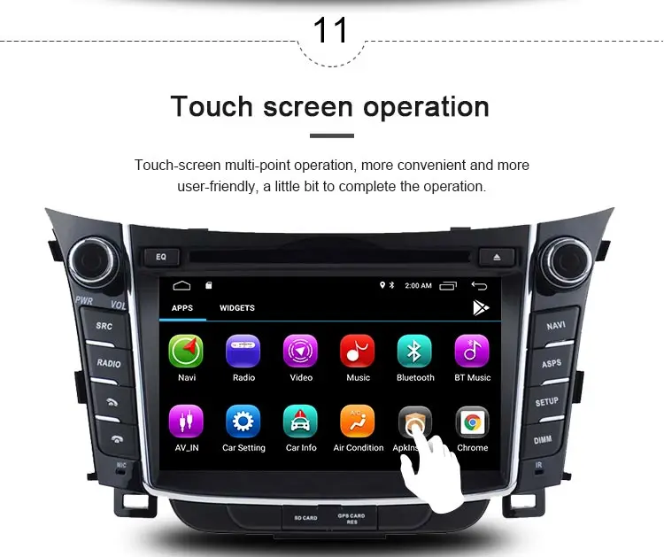 JDASTON Android 10,0 автомобильный dvd-плеер для hyundai I30 Elantra GT 2012- Мультимедиа gps навигация 2 Din автомагнитола аудио стерео