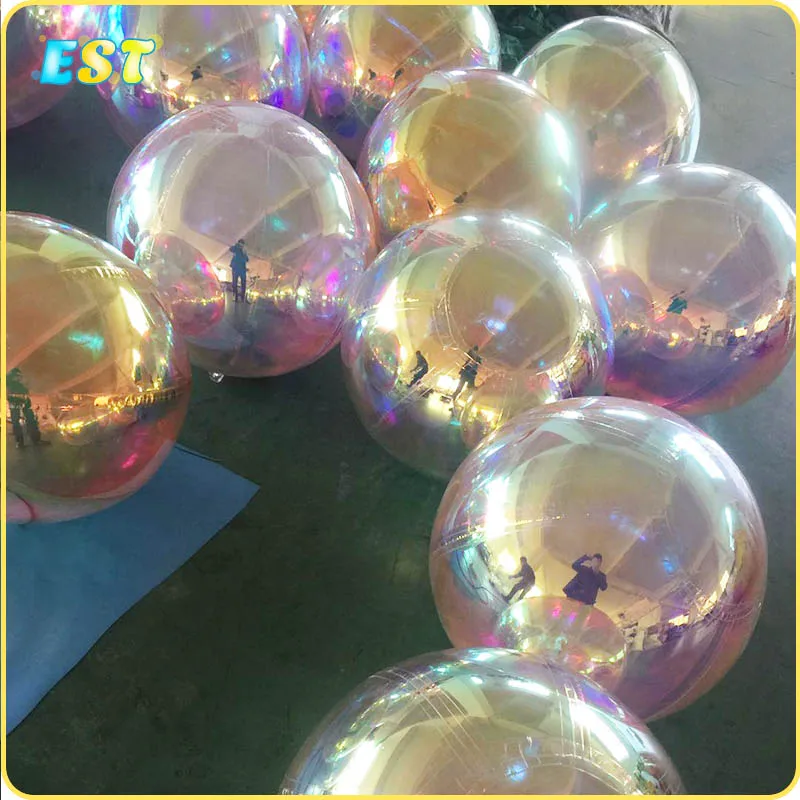 Радужный зеркальный шар для клуба отеля фойе торговые центры церемония
