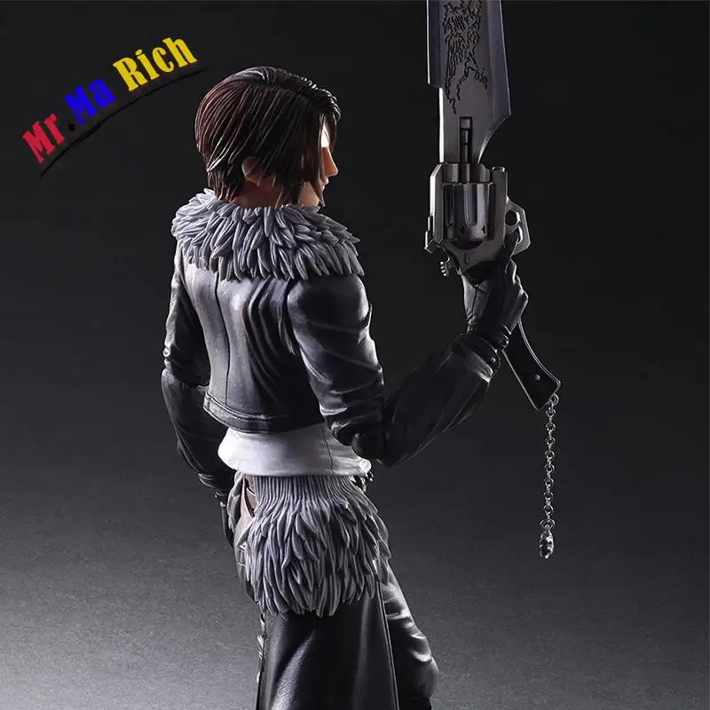 Gioca Arts Kai Final Fantasy VII Squall Variante фигурка Varable Leonhart Gunblade ПВХ Фигурки Brinquedos Giocattolo|action