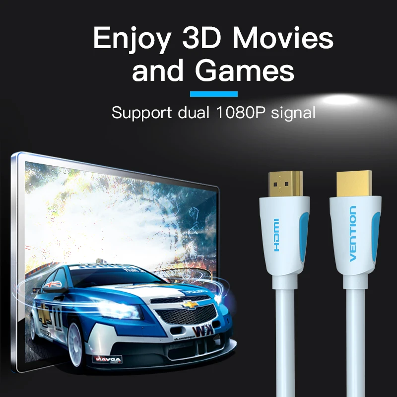 Vention HDMI кабель 2 0 в 1 м 3 5 8 10 супер скорость 4 к 3D 60 Гц для HDTV ЖК-проектора ноутбука PS3