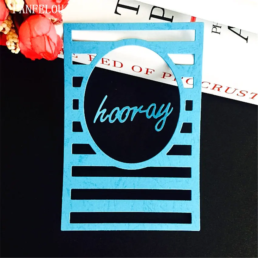 PANFELOU hooray дверь Скрапбукинг DIY открытки в альбом бумаги штампованные