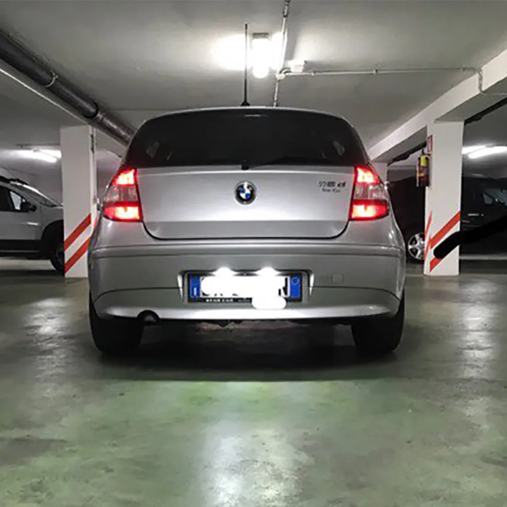 

2PCS Canbus 12V LED Number License Plate Light Lamp for Mini Clubman R55 T10 W5W Car LED