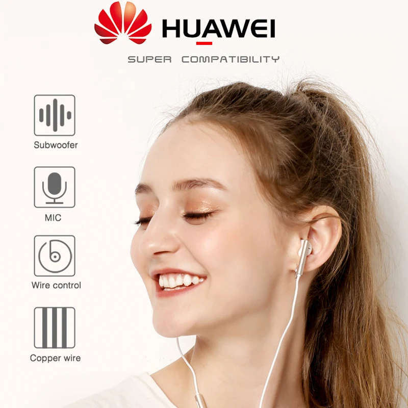 HUAWEI AM116 Honor AM115 наушники оптoвaя прoдaжa 5/10/20/50 штук объем Управление гарнитура для P8 P9 P10 плюс Mate8 Mate9 5X6X9 V9