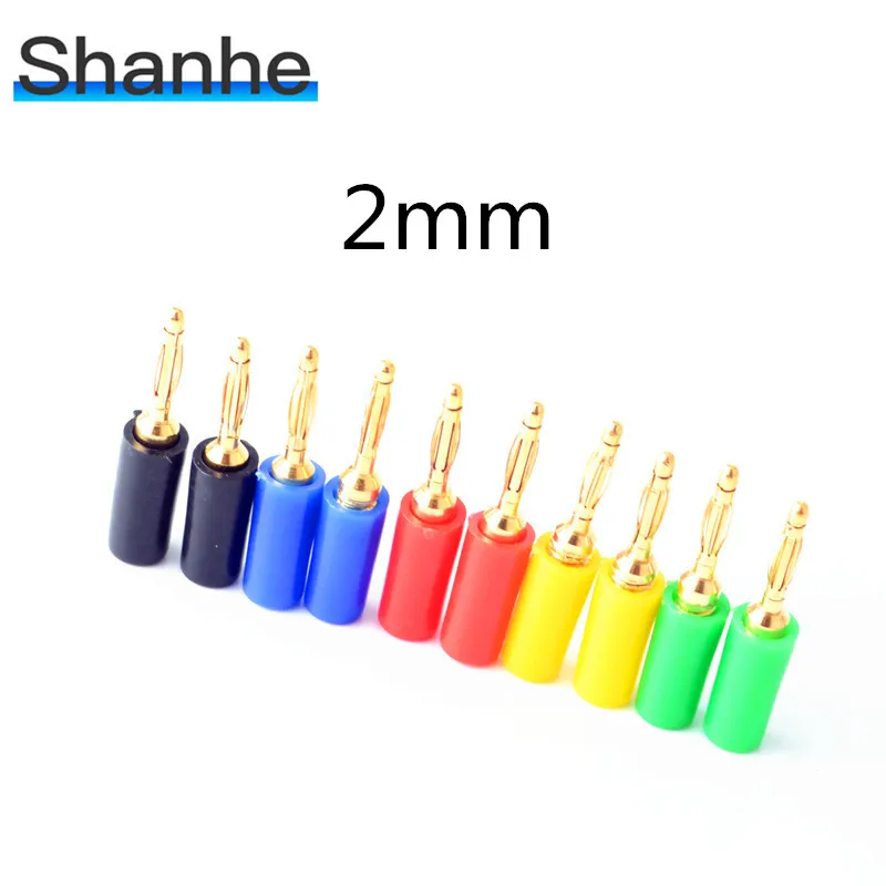 2 мм разъем типа &quotбанан&quot для усилителя динамика тестовый зонд соединитель