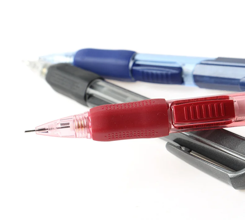 3 шт./упак. Pentel PD255 механический карандаш 0,5 мм боковые автоматического карандаша карандашный ластик Японии черные/синие/красного цвета