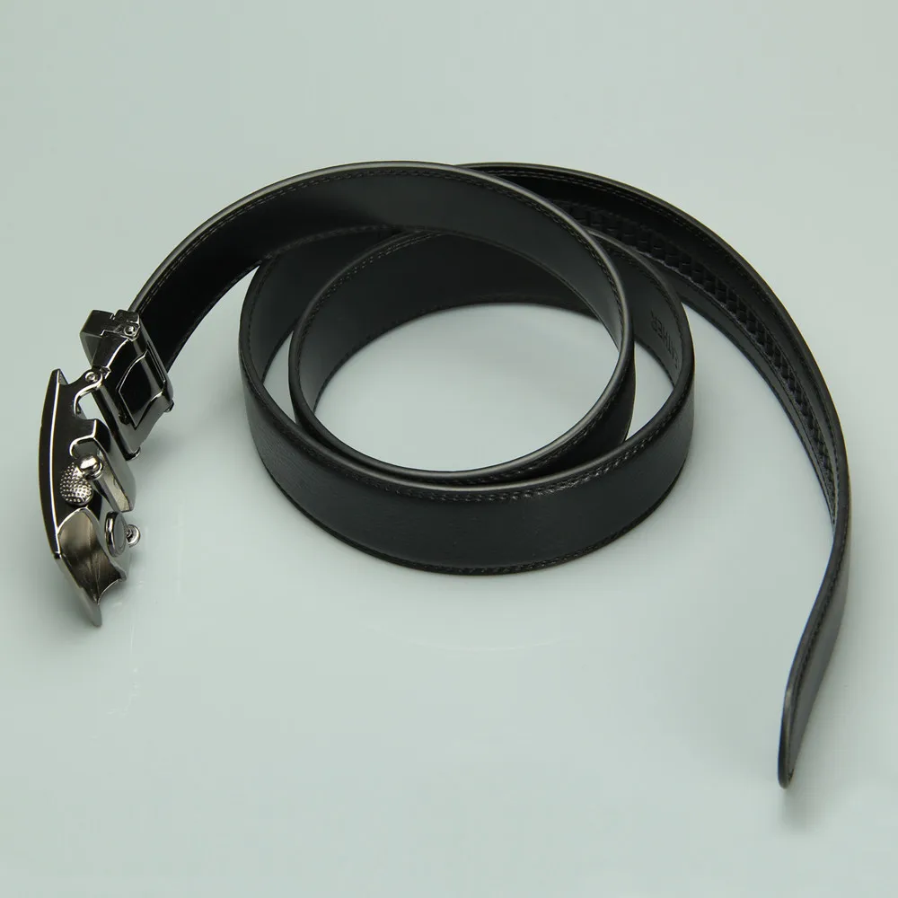 Роскошные ремни для мужчин дизайнерский кожаный ремень с автоматической пряжкой