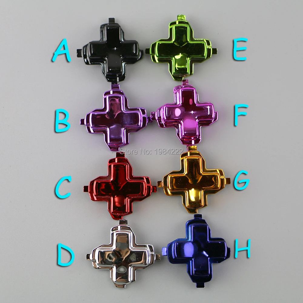 OCGAME 5 шт./лот 8 видов цветов Новое поступление Хромированная ручка Dpad D PAD Cross Button