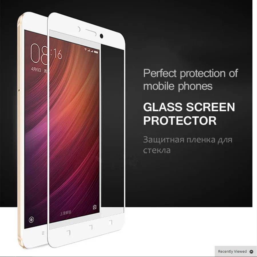 Закаленное стекло для Xiaomi Redmi 4 Pro 4X Prime Note защита экрана усиленная пленка с полным
