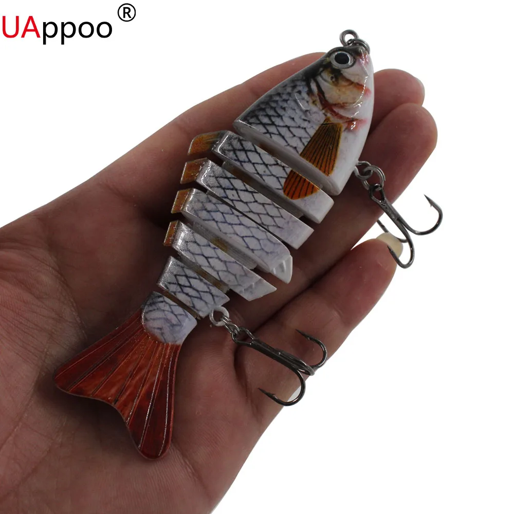 Воблер Реалистичного Рыболовную Приманку 7 Сегмент Swimbait Crankbait Жесткий Bait