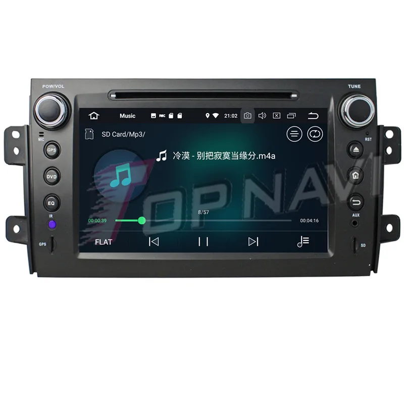 Автомобильный DVD медиа центр TOPNAVI Android 9 0 CD плеер для Suzuki SX4 2006 2007 2008 2009 2010 2011 2012