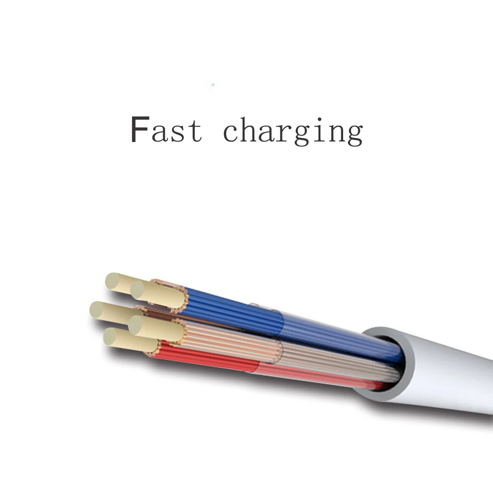 Кабель USB Micro Date Fast Charging для мобильного телефона 2.1A для Huawei / для планшета Android / для iPhone 100 шт. 1M 1.5M 2M 3M и т. д.
