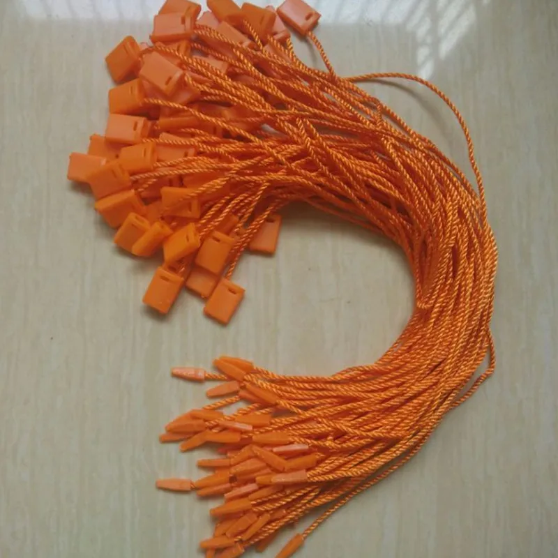 Оранжевые уплотнительные шнуры для бумажных бирок вешалка одежды струны куртки